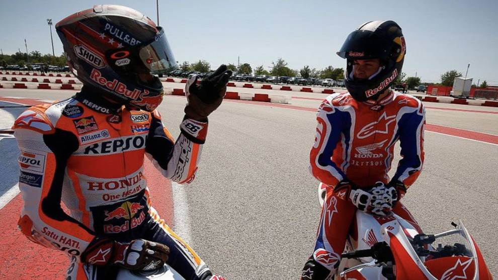 Marc Márquez califica de complicado el accidente de Dean Berta Viñales