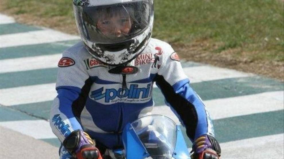 El otro Sergio García, el niño que tuvo moto a los 3 años