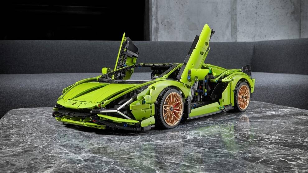 El Lamborghini Sián de Lego tiene 3.696 piezas y cuesta 379,99 euros