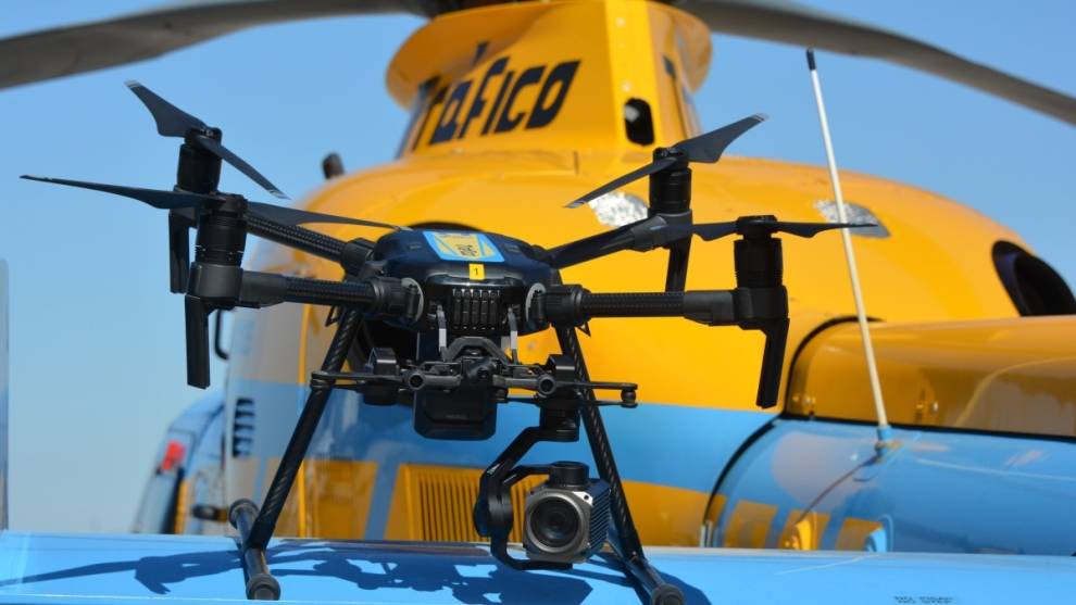 Los drones de la DGT multarán a partir del 1 de agosto