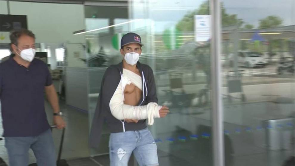 Márquez, operado con éxito y sin afectación del nervio radial