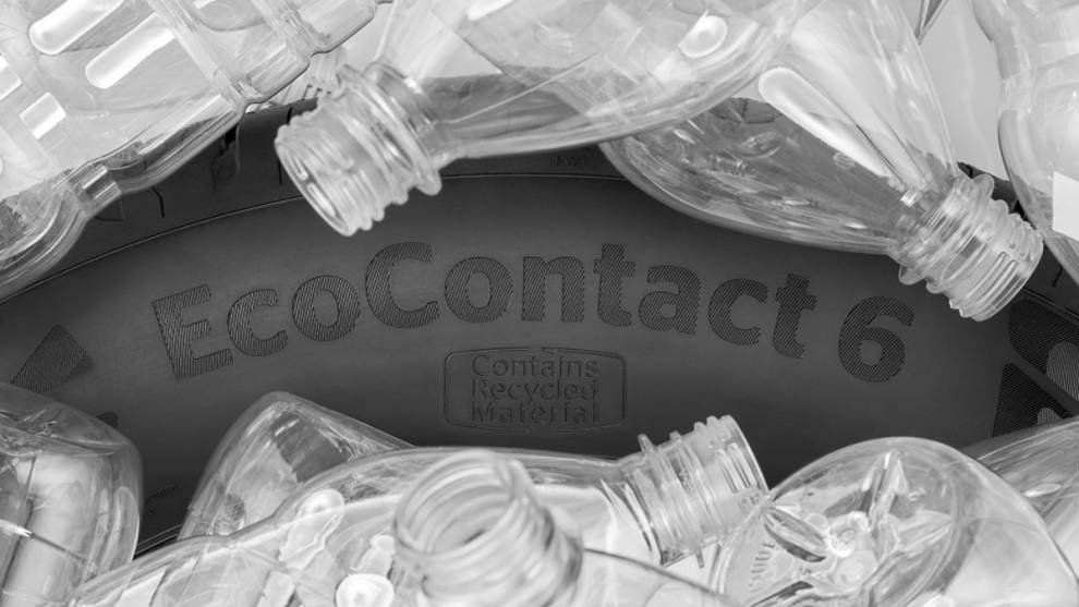 Continental lanza los primeros neumáticos fabricados a partir de botellas de plástico recicladas