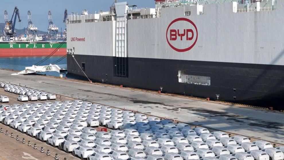 Rumbo a Europa: El primer barco de coches de BYD zarpa de Zhenzen