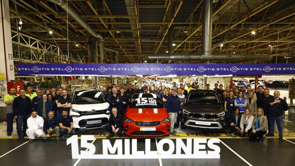 Stellantis Zaragoza alcanza los 15 millones de coches producidos