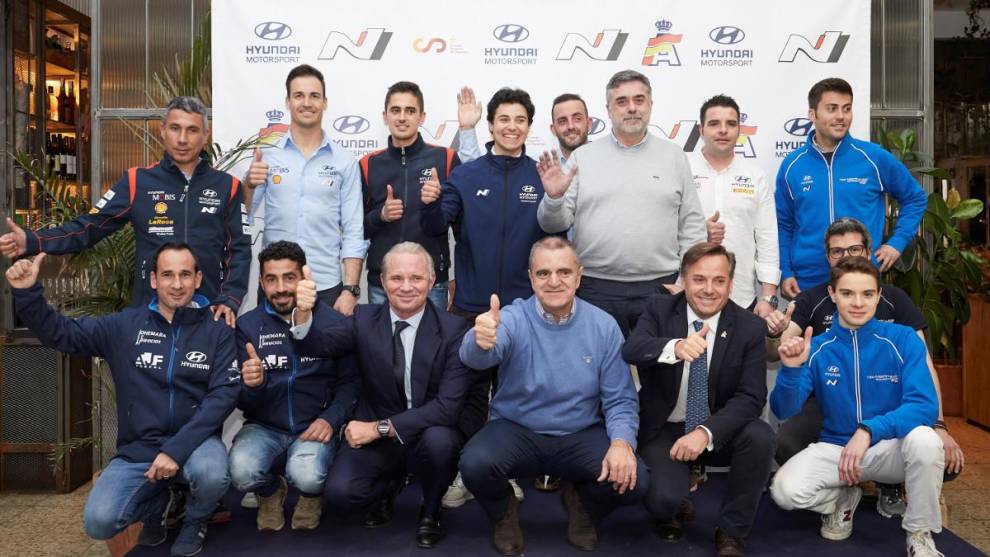 Hyundai España reúne a todos sus pilotos para celebrar los éxitos de 2022