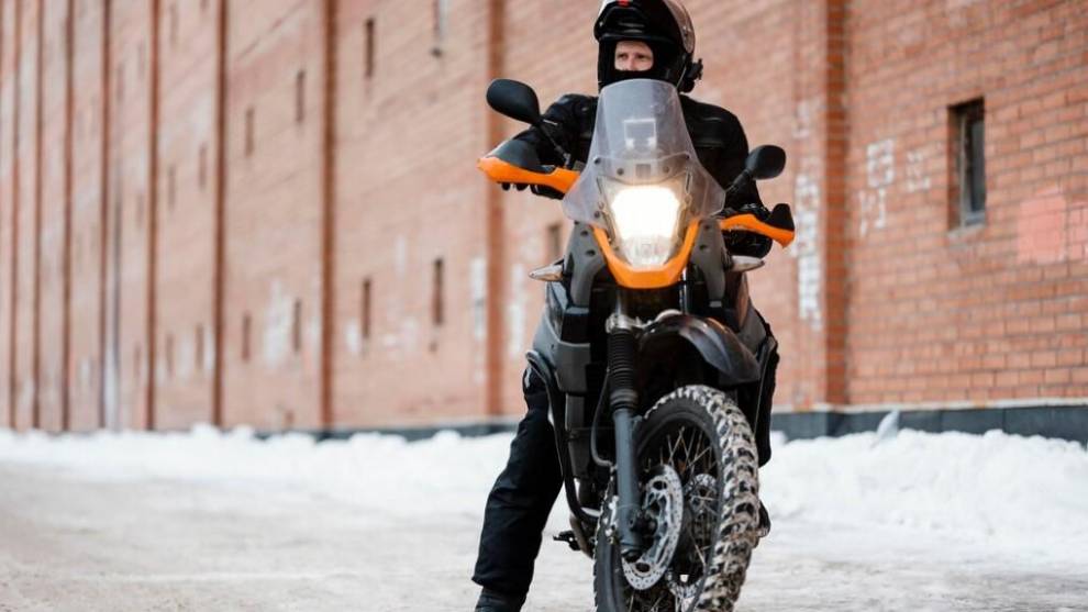 ¿Existen las cadenas de nieve para moto?