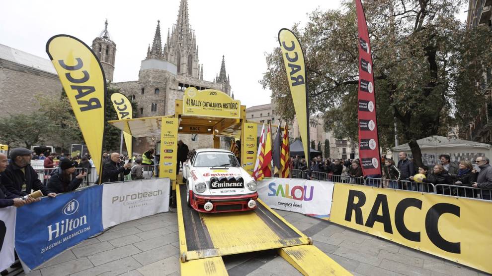 El Rally Catalunya Històric empieza a rodar en Barcelona