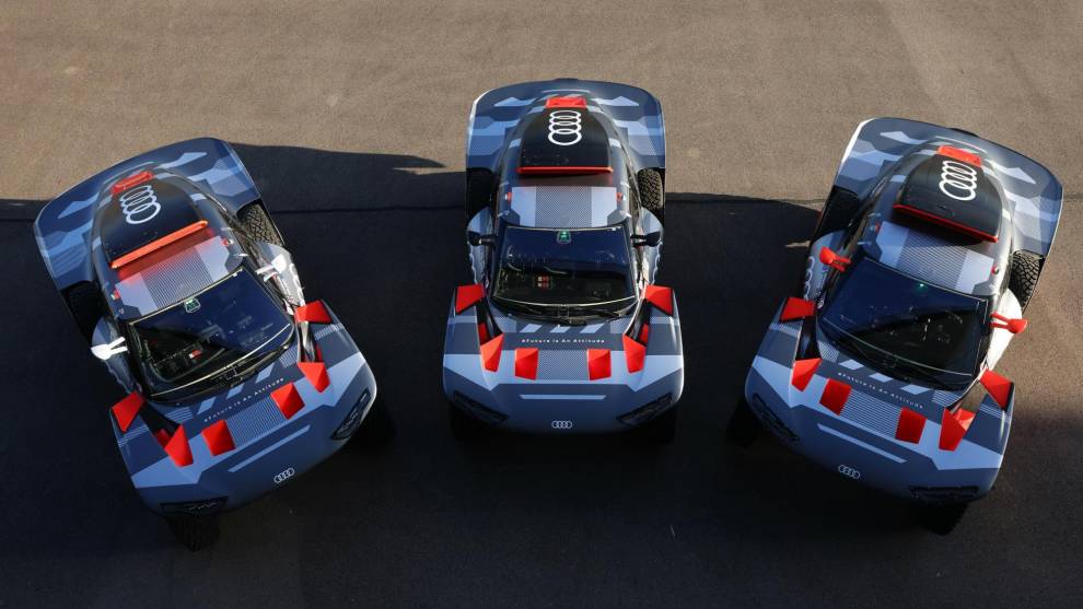 Así es el Audi RS Q e-tron “E2” de Carlos Sainz para el Dakar