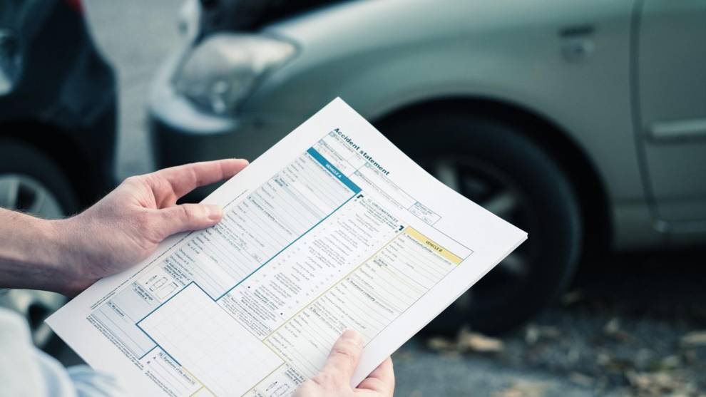 No muchos saben cómo se debería rellenar el parte tras un accidente