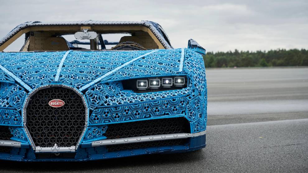 Un Bugatti construido con Lego: es totalmente funcional y todo está hecho de piezas