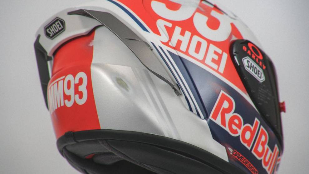 Asombrosamente Amasar monigote de nieve El casco 'retro' de Marc Márquez para el Gran Premio de Alemania