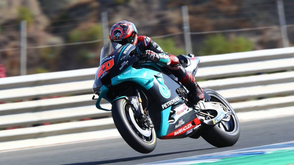 El 'Diablo' Quartararo gana en Jerez, con lesión de Márquez