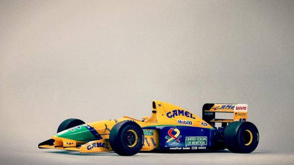 Sale a subasta el Benetton B191 del legendario Schumacher