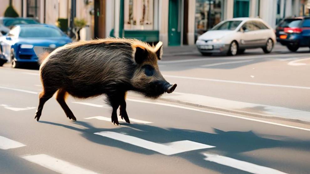 La señal P-24a controlará las carreteras con animales en libertad