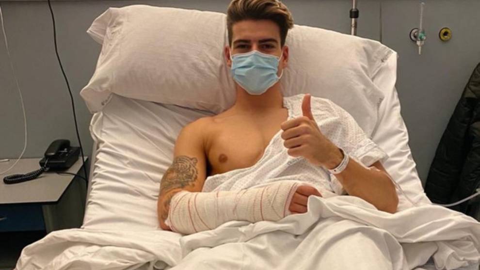 Augusto Fernández, operado con éxito de síndrome compartimental