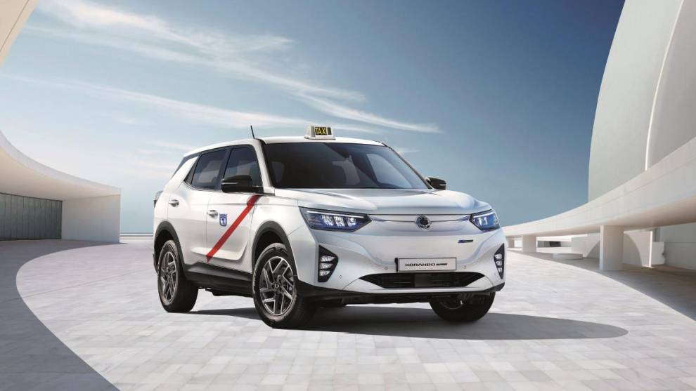 El KGM Korando e-Motion se suma a la flota de taxis en Madrid y Barcelona