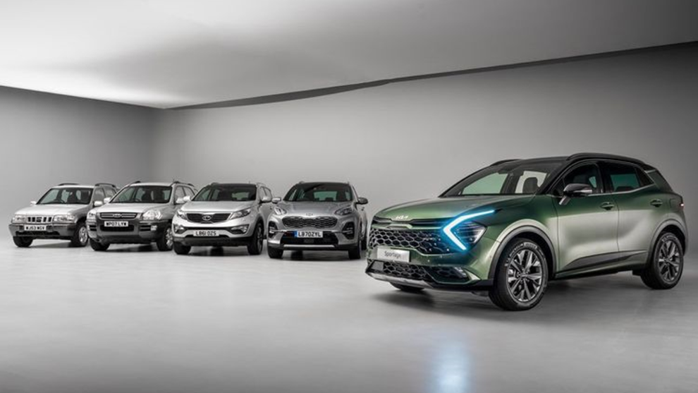Las cinco generaciones del Kia Sportage