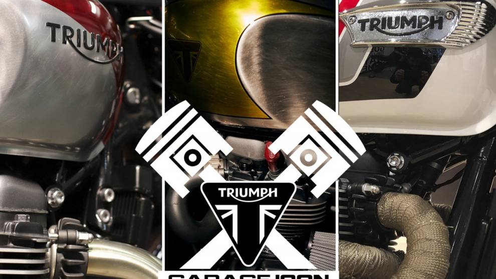 El Triumph Garage Icon 2020 llega a su fase final
