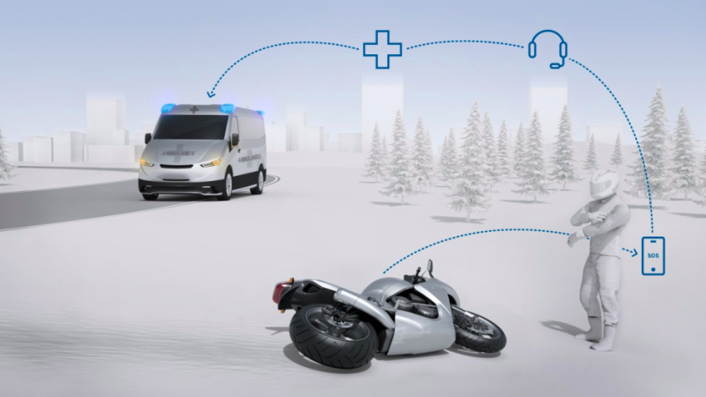 Bosch desarrolla el sistema de llamada de emergencia para motos
