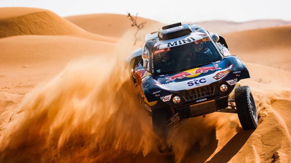 Sainz y Barreda ganan la etapa en el ecuador del Dakar