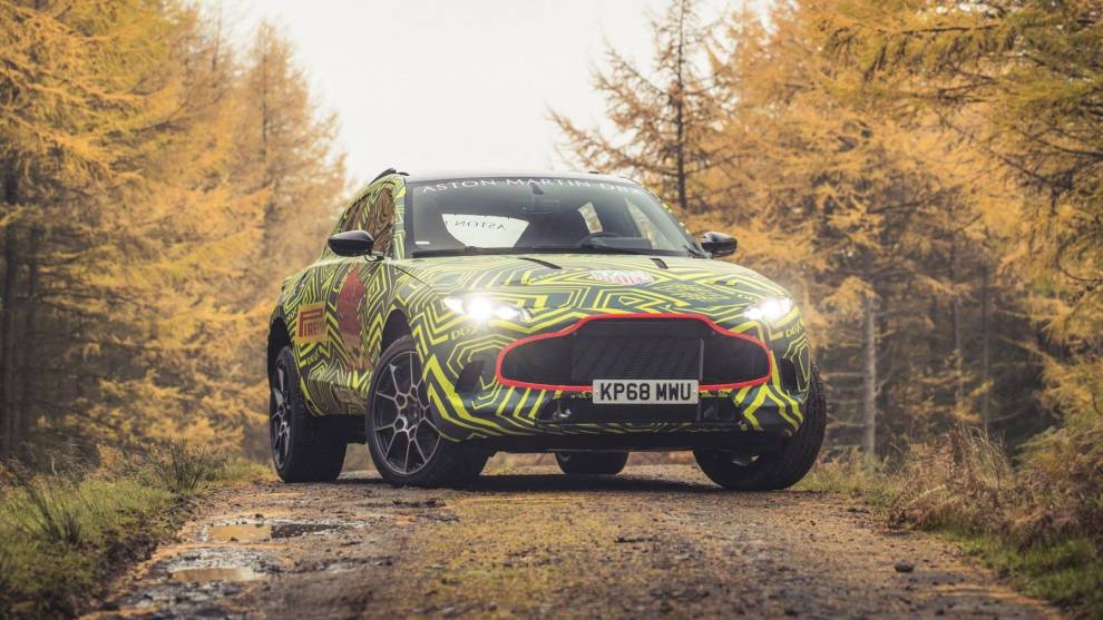 Aston Martin comienza las pruebas del prototipo de su primer SUV, denominado DBX