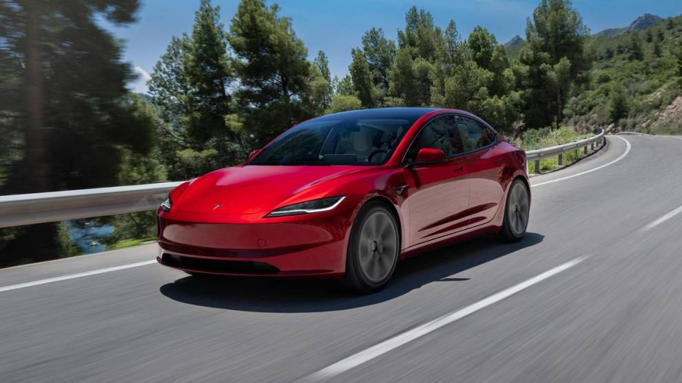 El Tesla Model 3 fue el eléctrico más vendido de 2024 en España