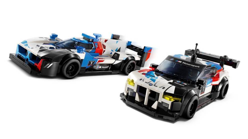 Los nuevos BMW M Hybrid V8 y BMW M4 GT3 de Lego