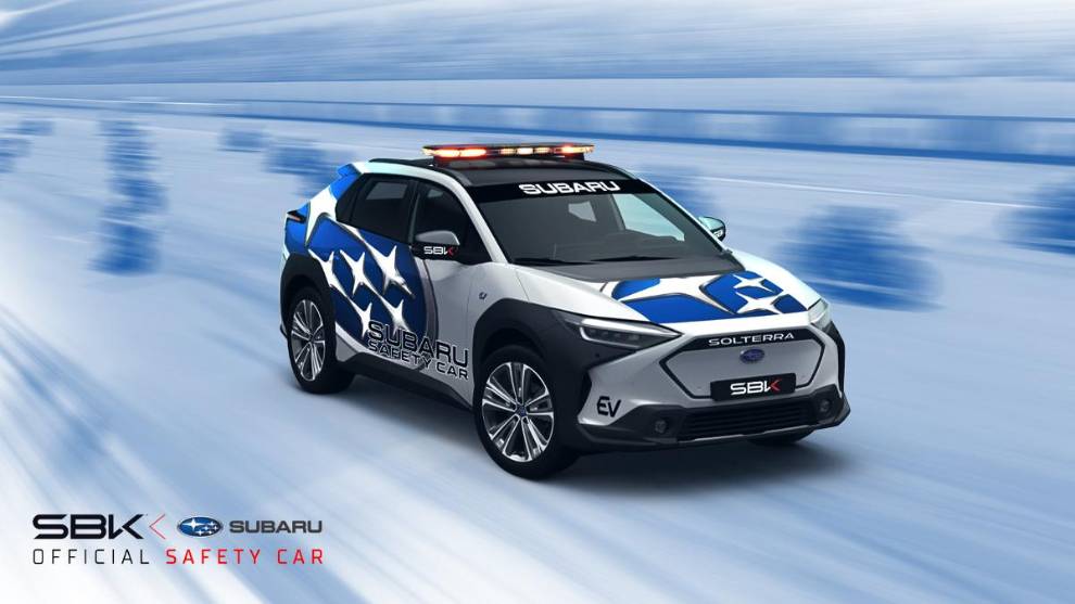 Subaru Solterra, el primer Safety Car 100% eléctrico del Mundial de Superbikes