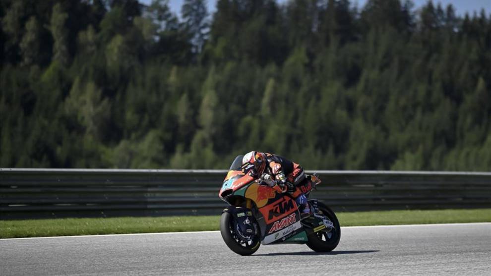 Martín manda en un FP3 con susto