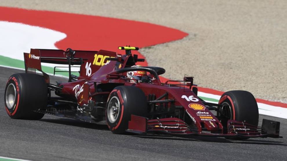 Leclerc evidencia la mejoríla de Ferrari