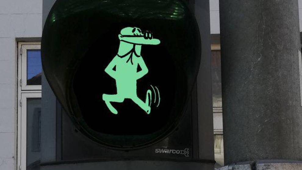 Este semáforo puede estar pronto en las calles de Barcelona